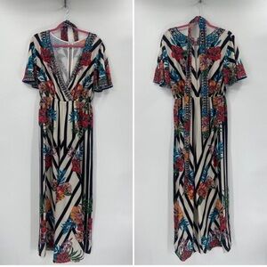 Flying Tomato Aztec Jumpsuit Large